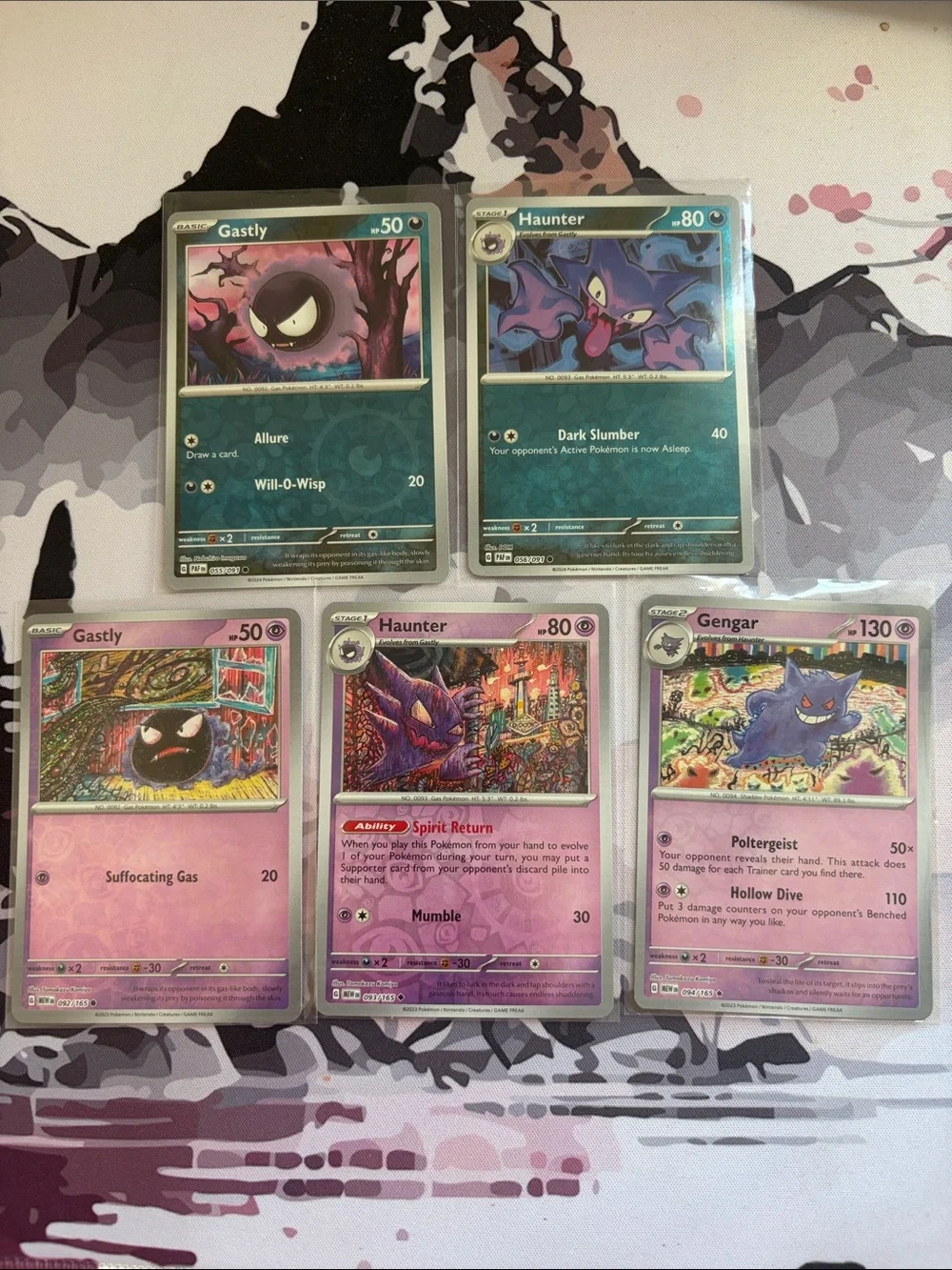 Gastly, Haunter & Gengar Evolution Lot | 5 Cards | Reverse Holo | TCG ✨5/$25✨